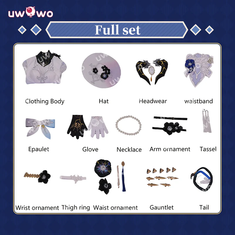 Uwowo Collab Series: Honkai Star Rail 'The Dahlia' Constance Cosplay Costume S-3XL - Image 5