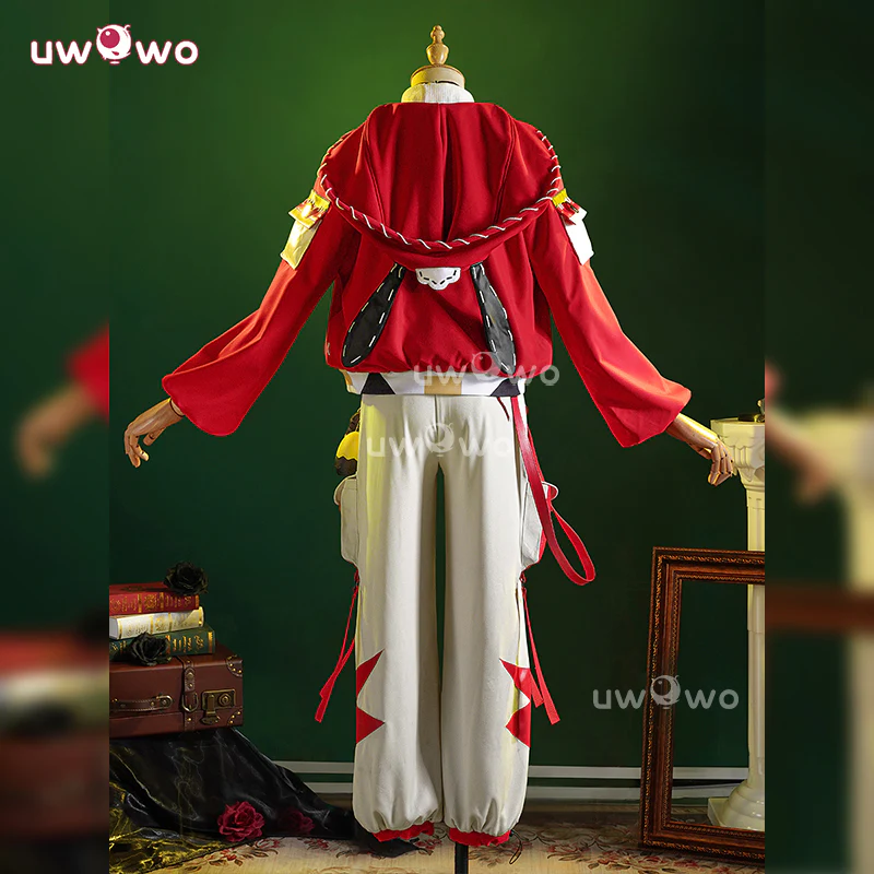 Uwowo Collab Series: Identity V Prisoner Luca Balsa S Collab Red Jacket Cosplay Costume - Image 3