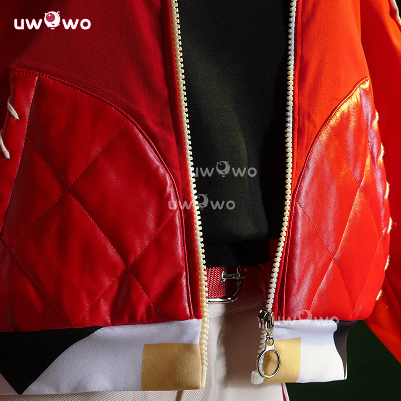Uwowo Collab Series: Identity V Prisoner Luca Balsa S Collab Red Jacket Cosplay Costume - Image 4