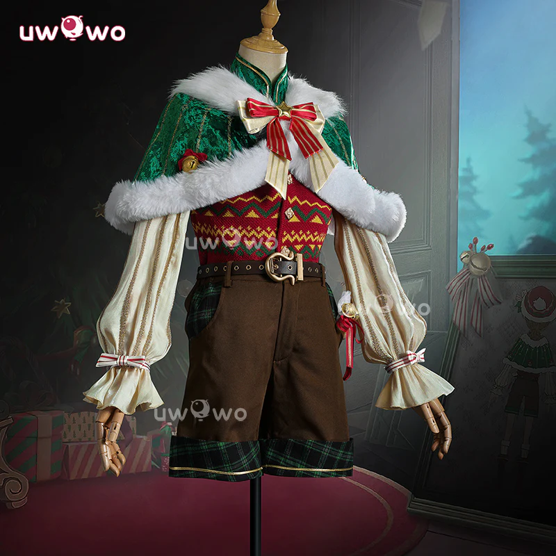 Uwowo Collab Series: IdentityV Cozy Eve Painter Edgar Valden Christmas Cosplay Costume - Image 3