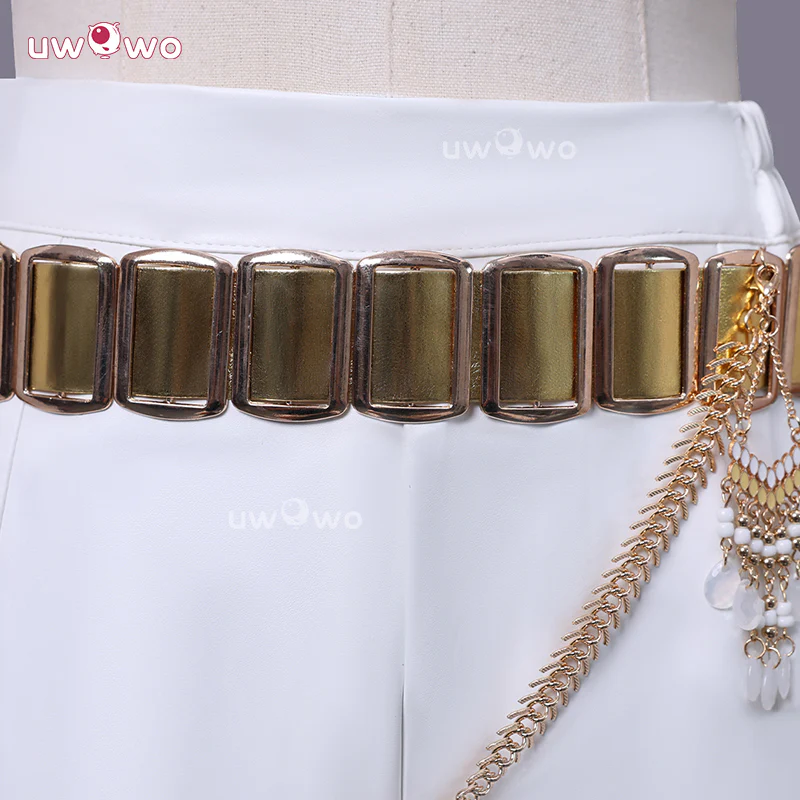 Uwowo Collab Series: Kpop White Performance Cosplay XS-3XL - Image 3
