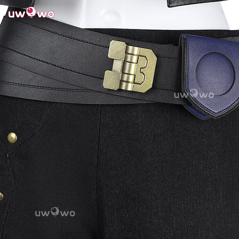 Uwowo Collab Series: LOL Arcane Season 2 Brawler Vi Pitfighter Black Jacket Suit Cosplay Costume - Image 10