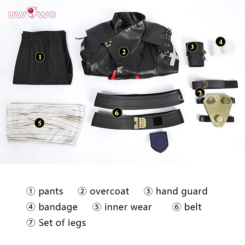 Uwowo Collab Series: LOL Arcane Season 2 Brawler Vi Pitfighter Black Jacket Suit Cosplay Costume - Image 11