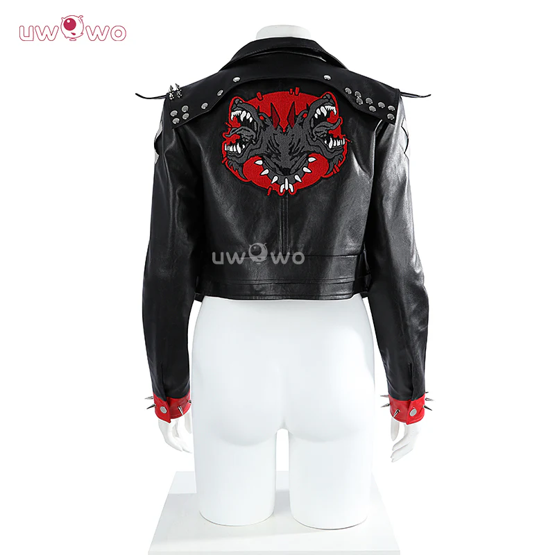 Uwowo Collab Series: LOL Arcane Season 2 Brawler Vi Pitfighter Black Jacket Suit Cosplay Costume - Image 7