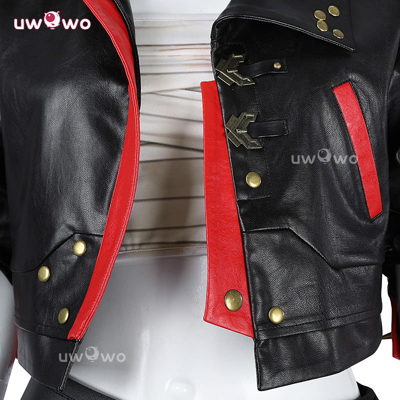 Uwowo Collab Series: LOL Arcane Season 2 Brawler Vi Pitfighter Black Jacket Suit Cosplay Costume - Image 9