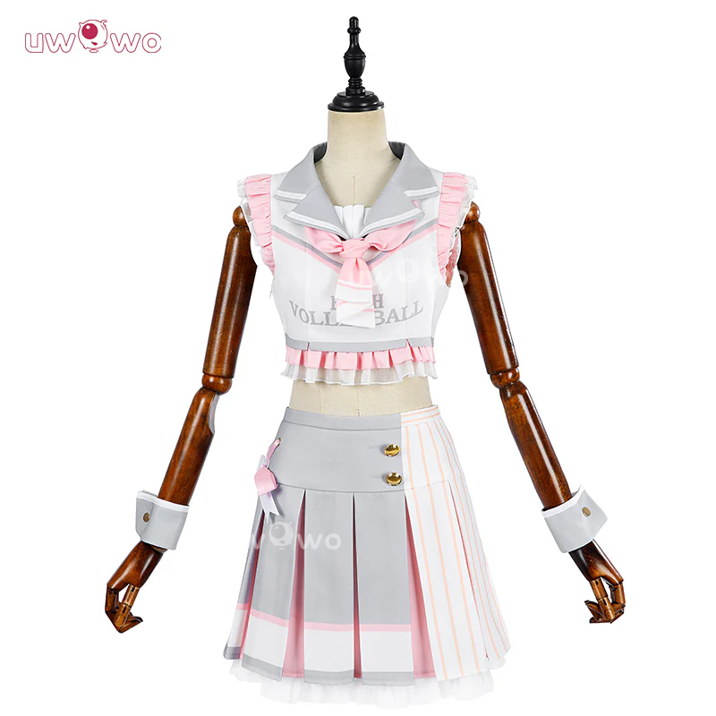 Uwowo Collab Series: Love Live ! Cheerleader Unawaken Cheer Girl Kotori Minami Cosplay Costume - Image 2