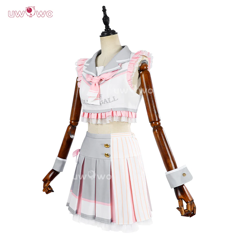Uwowo Collab Series: Love Live ! Cheerleader Unawaken Cheer Girl Kotori Minami Cosplay Costume - Image 4