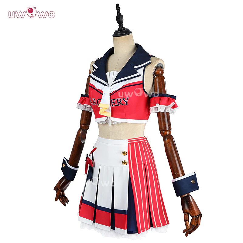 Uwowo Collab Series: Love Live ! Cheerleader Unawaken Cheer Girl Nishikino Maki Cosplay Costume - Image 4