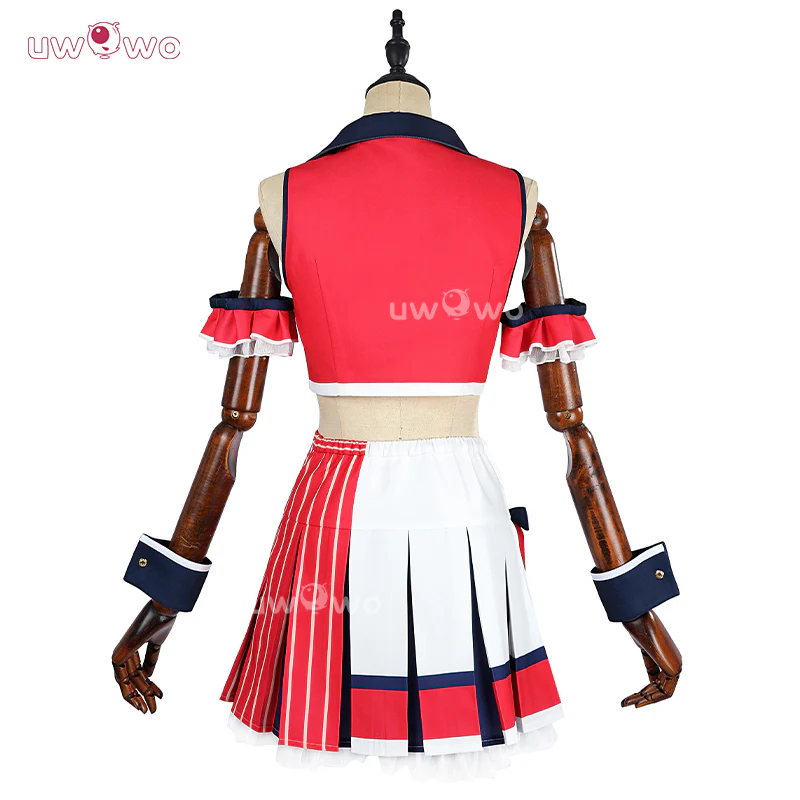 Uwowo Collab Series: Love Live ! Cheerleader Unawaken Cheer Girl Nishikino Maki Cosplay Costume - Image 5