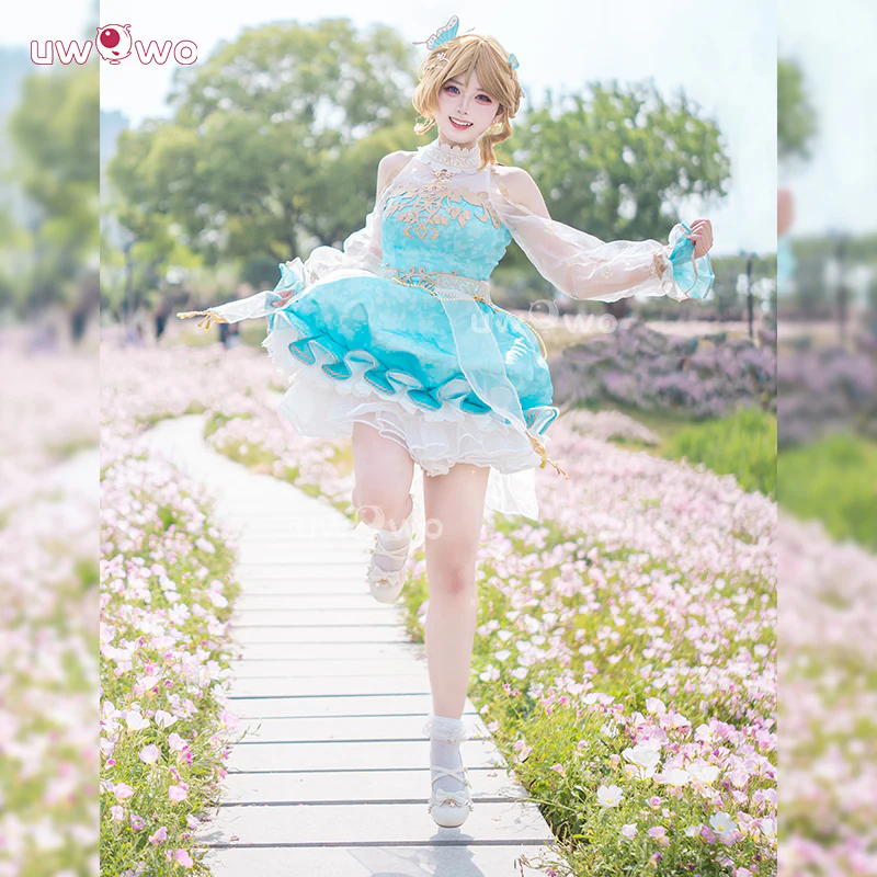 Uwowo Collab Series: Love Live! UR Koizumi Hanayo Healing Innocence Cosplay Costume XS-2XL - Image 3