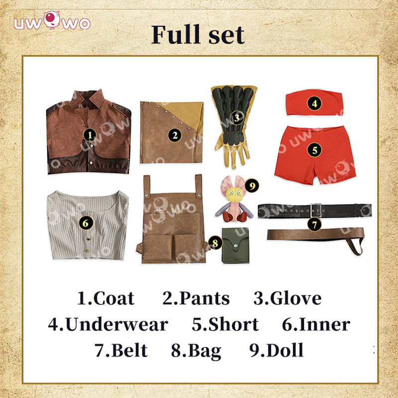 Uwowo Collab Series: Monster Hunter Wilds Gemma Cosplay Costume - Image 5