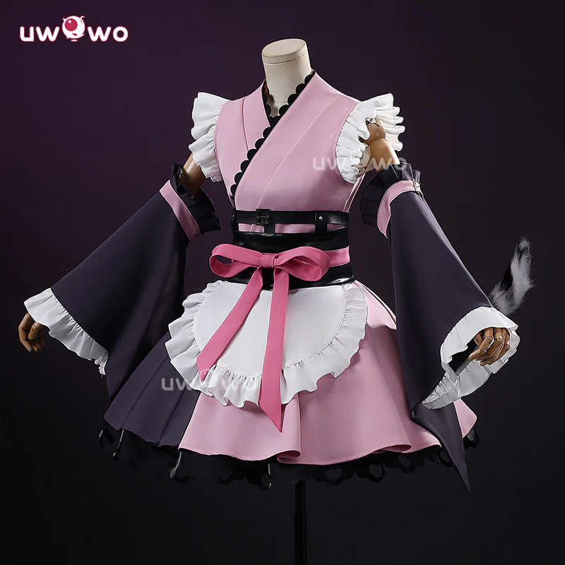 Uwowo Collab Series: Noi Komazawa Kimono Cat Anime Cosmic Princess Kaguya! Cosplay Costume XS-XL