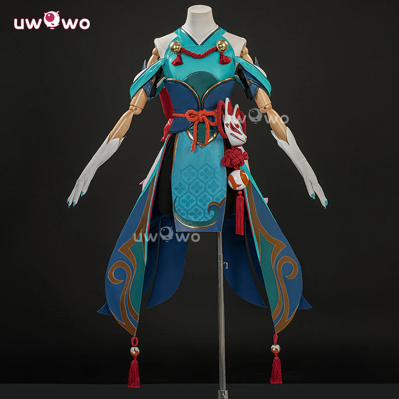 Uwowo Collab Series: Overwatch 2 Inari Kiriko Skin Yokai Cosplay Cosutme XS-2XL