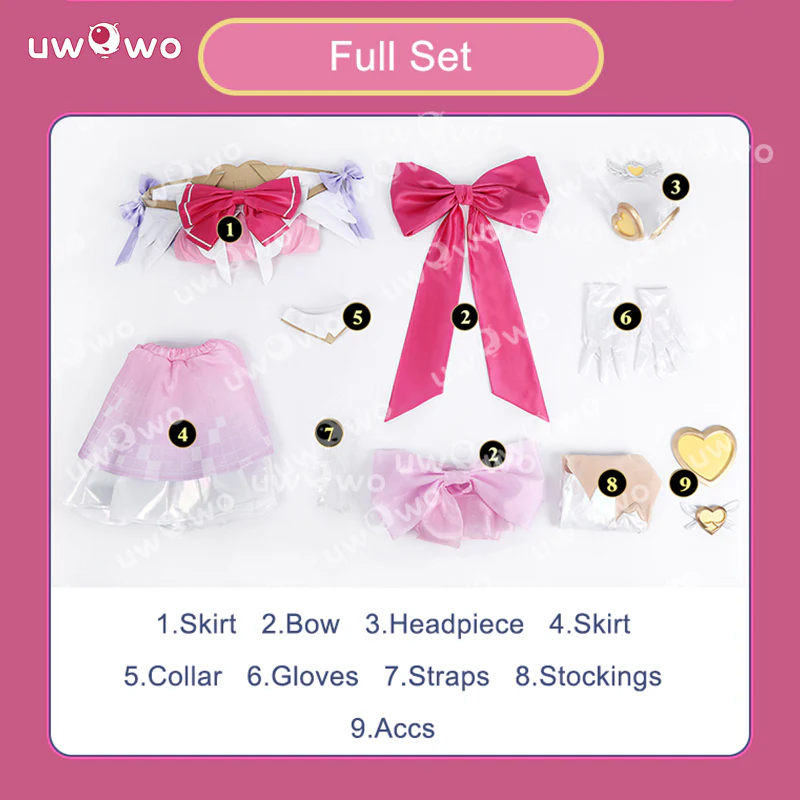 Uwowo Collab Series: Overwatch 2 Juno DokiWatch Magical Girls Cosplay Costume XS-2XL - Image 5