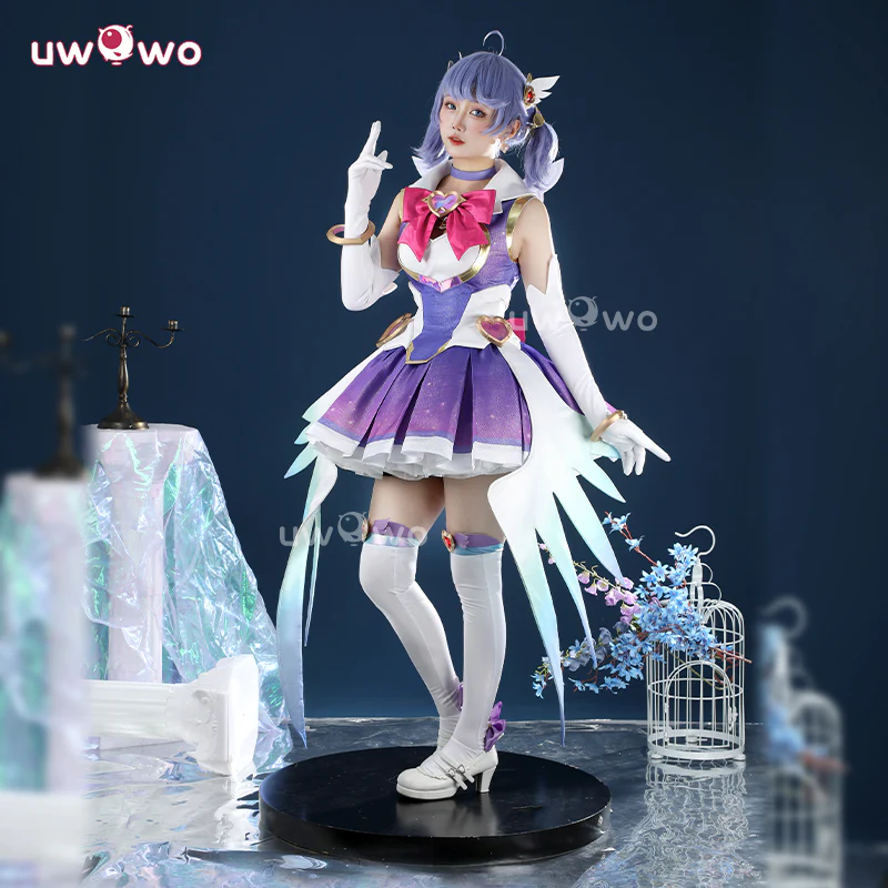 Uwowo Collab Series: Overwatch 2 Kiriko DokiWatch Magical Girls Cosplay Costume XS-2XL - Image 2