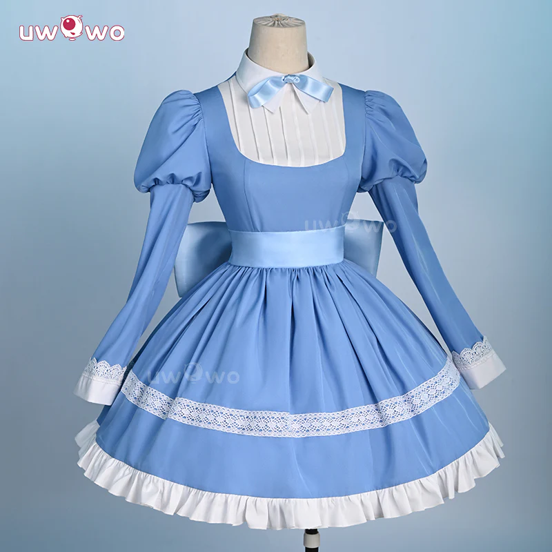 Uwowo Collab Series: Panty & Stocking with Garterbelt Stocking Angel Blue Lolita Cosplay Costume XS-2XL