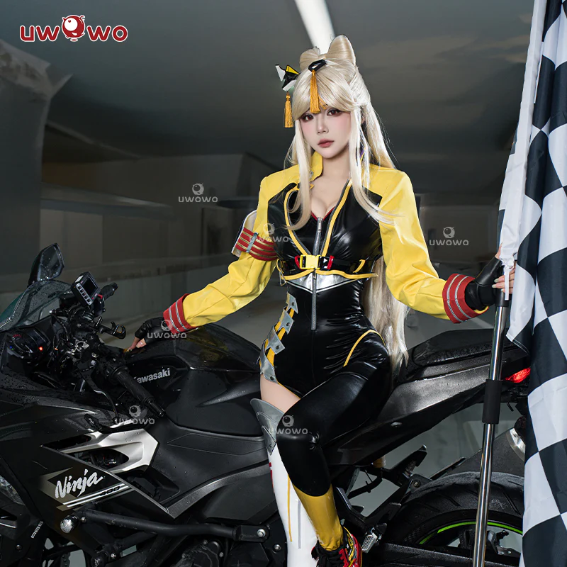 【Clearance】[Last Batch]【In Stock】Uwowo Genshin Impact Fanart Ningguang Auto Racing Suit Cosplay Costume - Image 5