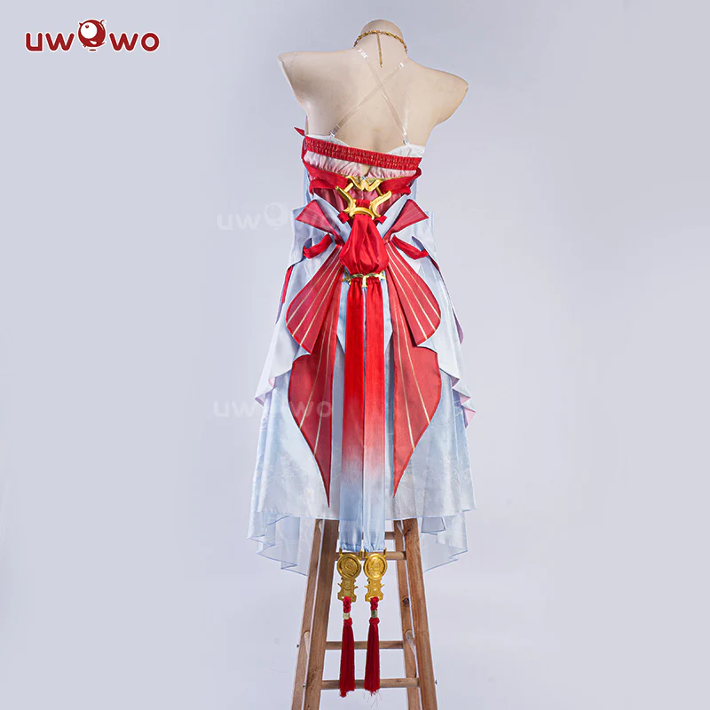 ăSpecial DiscountăINSTOCK-Uwowo Game Wuthering Waves Jinhsi Peach Blossom Cosplay Costume - Image 3