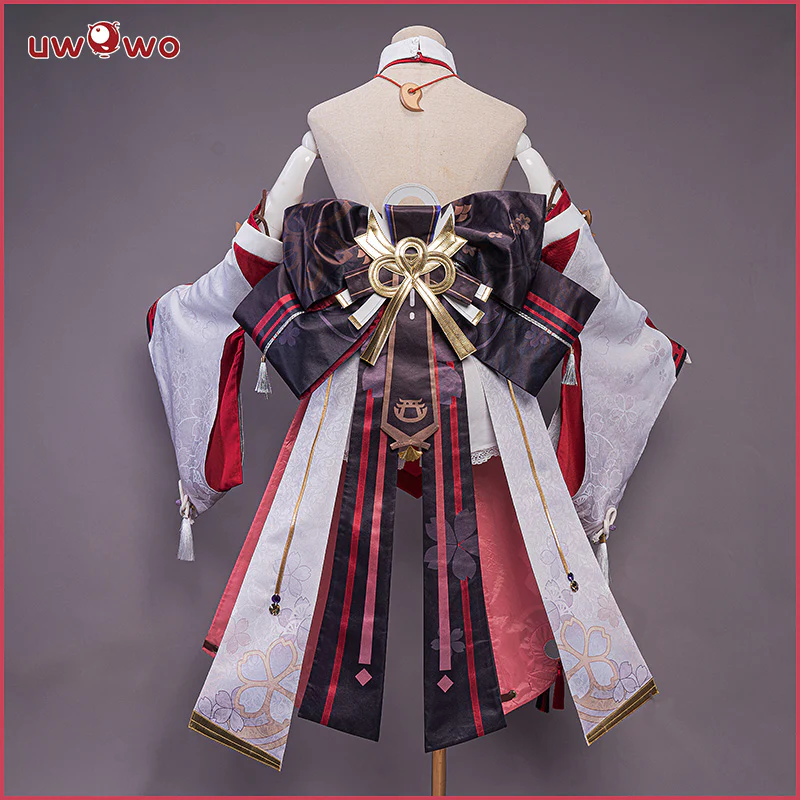 INSTOCK 【Special Discount】Uwowo Game Genshin Impact Inazuma Yae Miko Cosplay Costume - Image 5