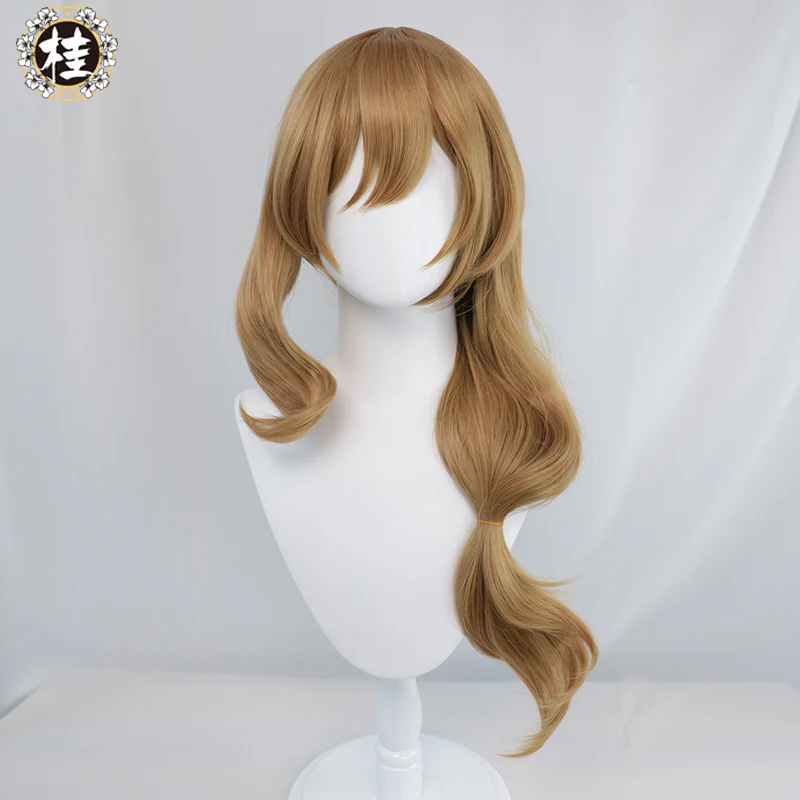 【Pre-sale】Uwowo Game Genshin Impact Lisa Witch of Purple Rose Cosplay Wig The Librarian 70cm Brown Long Wavy Hair - Image 3