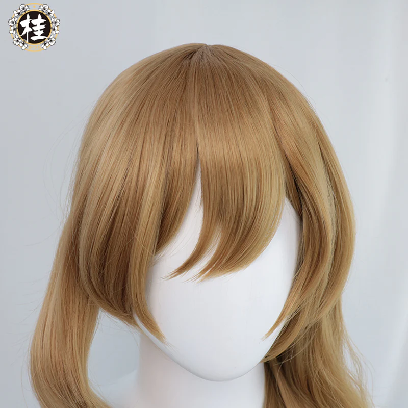 【Pre-sale】Uwowo Game Genshin Impact Lisa Witch of Purple Rose Cosplay Wig The Librarian 70cm Brown Long Wavy Hair - Image 4