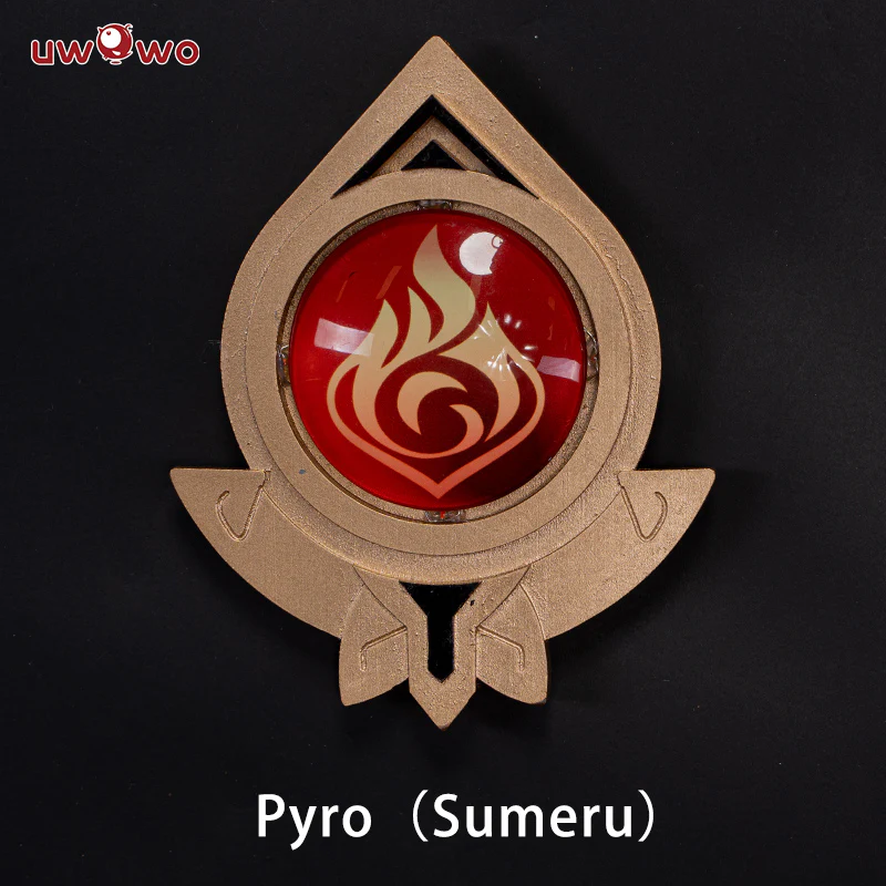 Uwowo Game Genshin Impact Visions Mondstadt/Liyue/Inazuma/Sumeru "Eye of God" Led Cosplay Props - Image 16