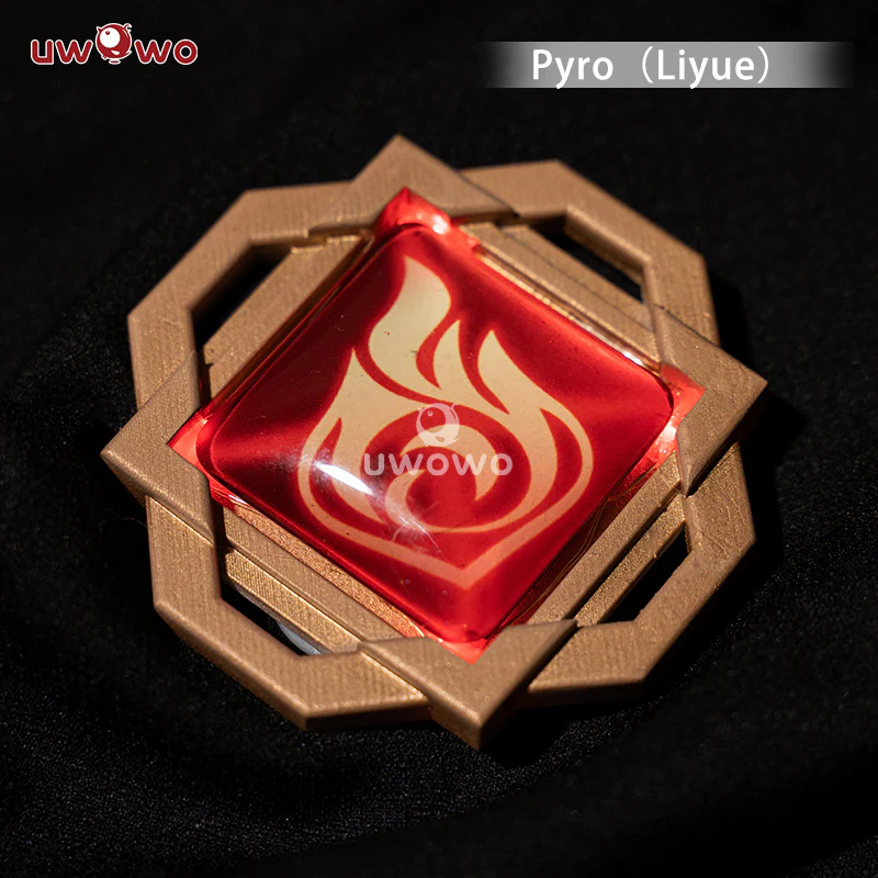 Uwowo Game Genshin Impact Visions Mondstadt/Liyue/Inazuma/Sumeru "Eye of God" Led Cosplay Props - Image 29