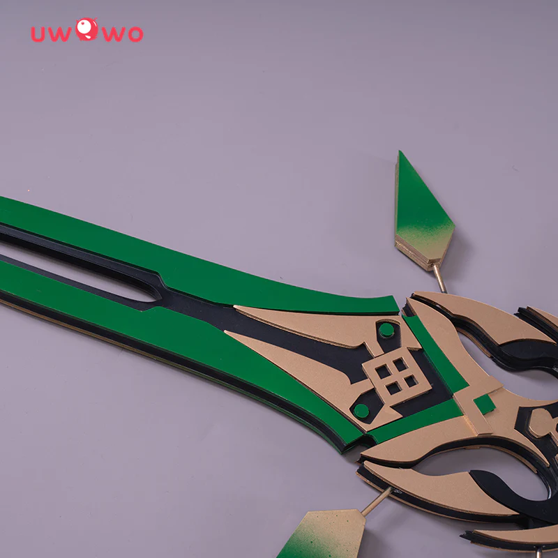 【In Stock】Uwowo Game Genshin Impact Weapons Xiao Primordial Jade Winged-Spear Cosplay Props Polearms Props - Image 3