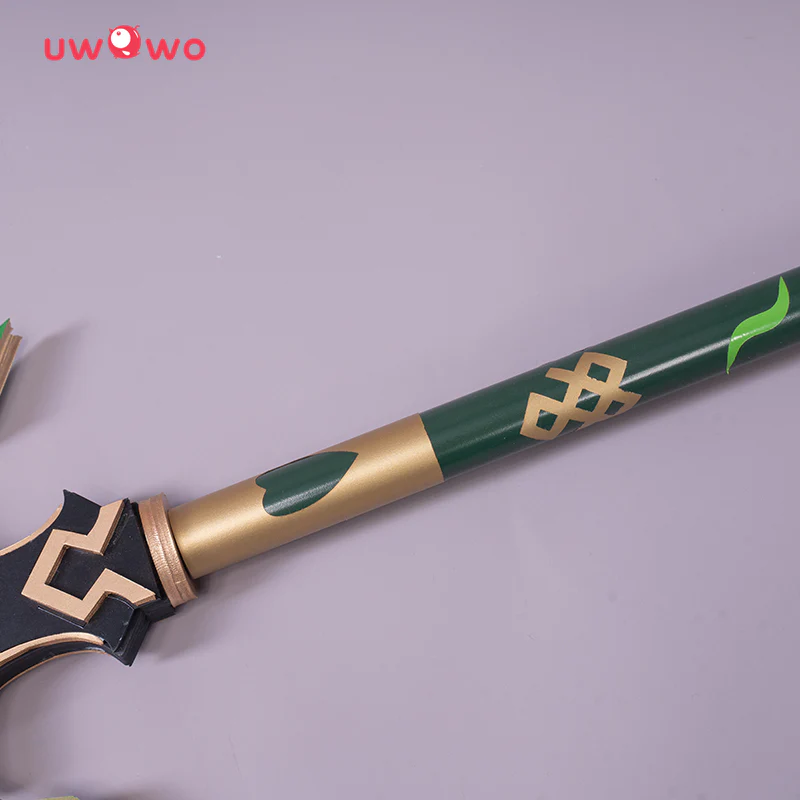 【In Stock】Uwowo Game Genshin Impact Weapons Xiao Primordial Jade Winged-Spear Cosplay Props Polearms Props - Image 4