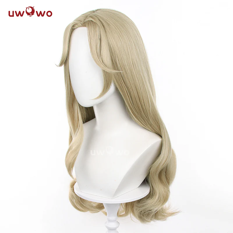 Uwowo Game Identity V Cosplay Little Girl Eurydice Cosplay Wig Long Yellow Hair - Image 2