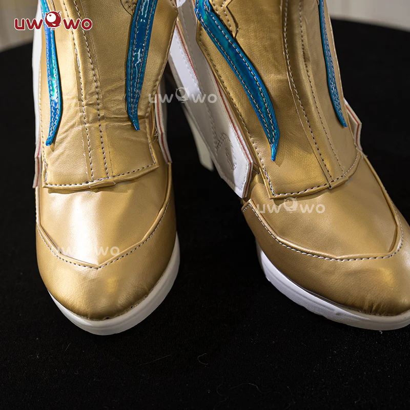 Uwowo Game Star Green Cosplay Shoes Boots - Image 4