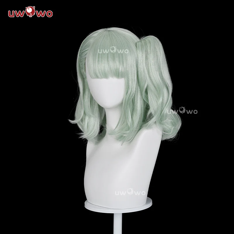 Uwowo Game Zenless Zone Zero/ZZZ Sunna Chinatsu Remiel Cosplay Wig Middle Light Green Hair - Image 4