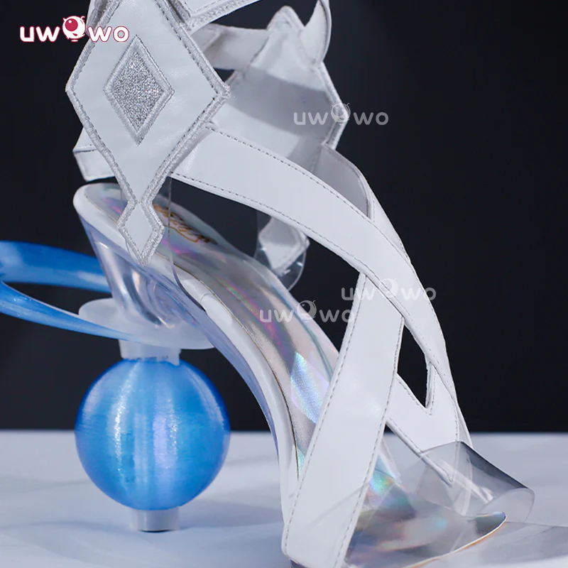 Uwowo Genshin Impact Columbina 'Damselette' Snezhnaya Cosplay Shoes - Image 4