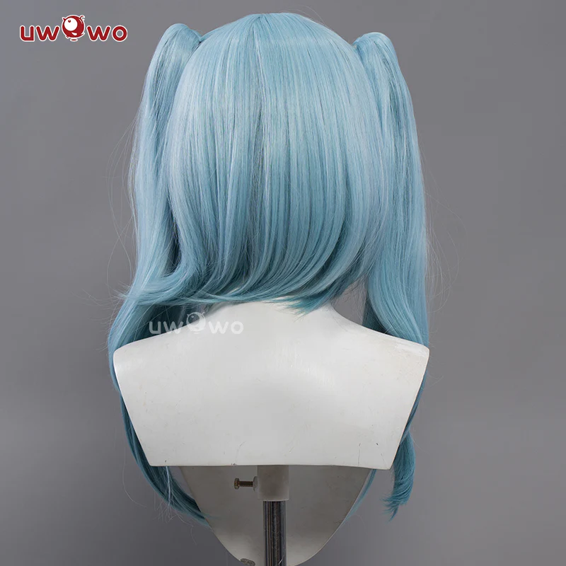 【Pre-sale】Uwowo Genshin Impact Faruzan Wig Sumeru Anemo Long Light Blue Hair - Image 3