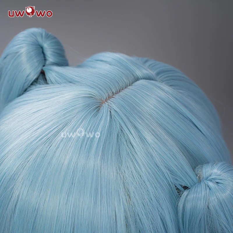 【Pre-sale】Uwowo Genshin Impact Faruzan Wig Sumeru Anemo Long Light Blue Hair - Image 4