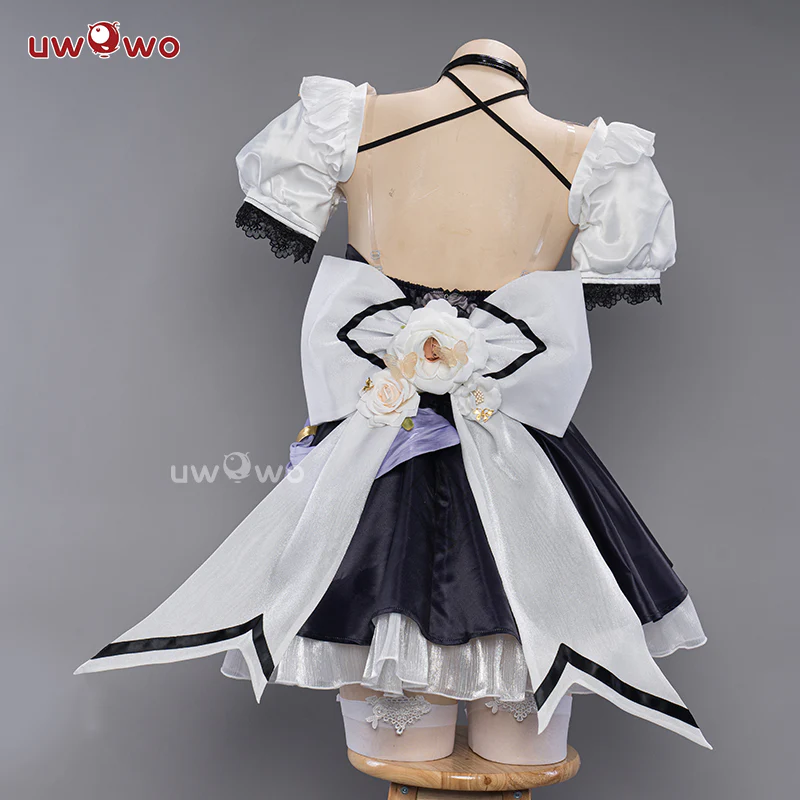 S-3XL INSTOCK Uwowo Honkai Impact 3rd: Elysia Maid Miss Pink Elf Dress Cosplay Costumes - Image 4
