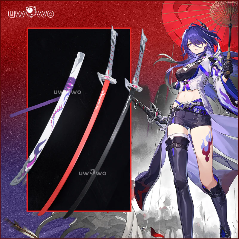 Uwowo Honkai Star Rail Props Acheron Cosplay Weapon Sword