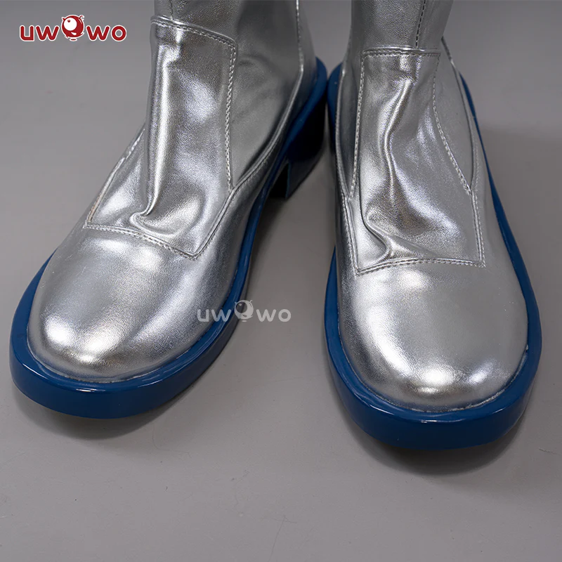 Uwowo V singer Snow Girl Cosplay Shoes Boots - Image 3