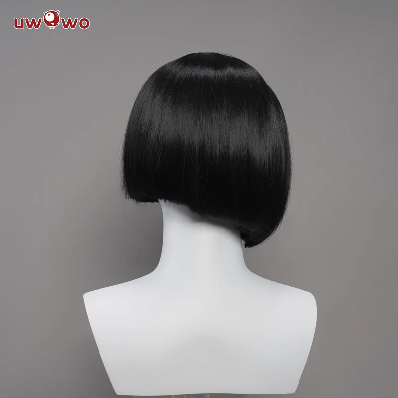 【Pre-sale】Uwowo Valorant Cosplay Viper Cosplay Wig Short Black Hair - Image 4